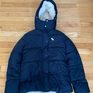 Abercrombie puffer girl jacket